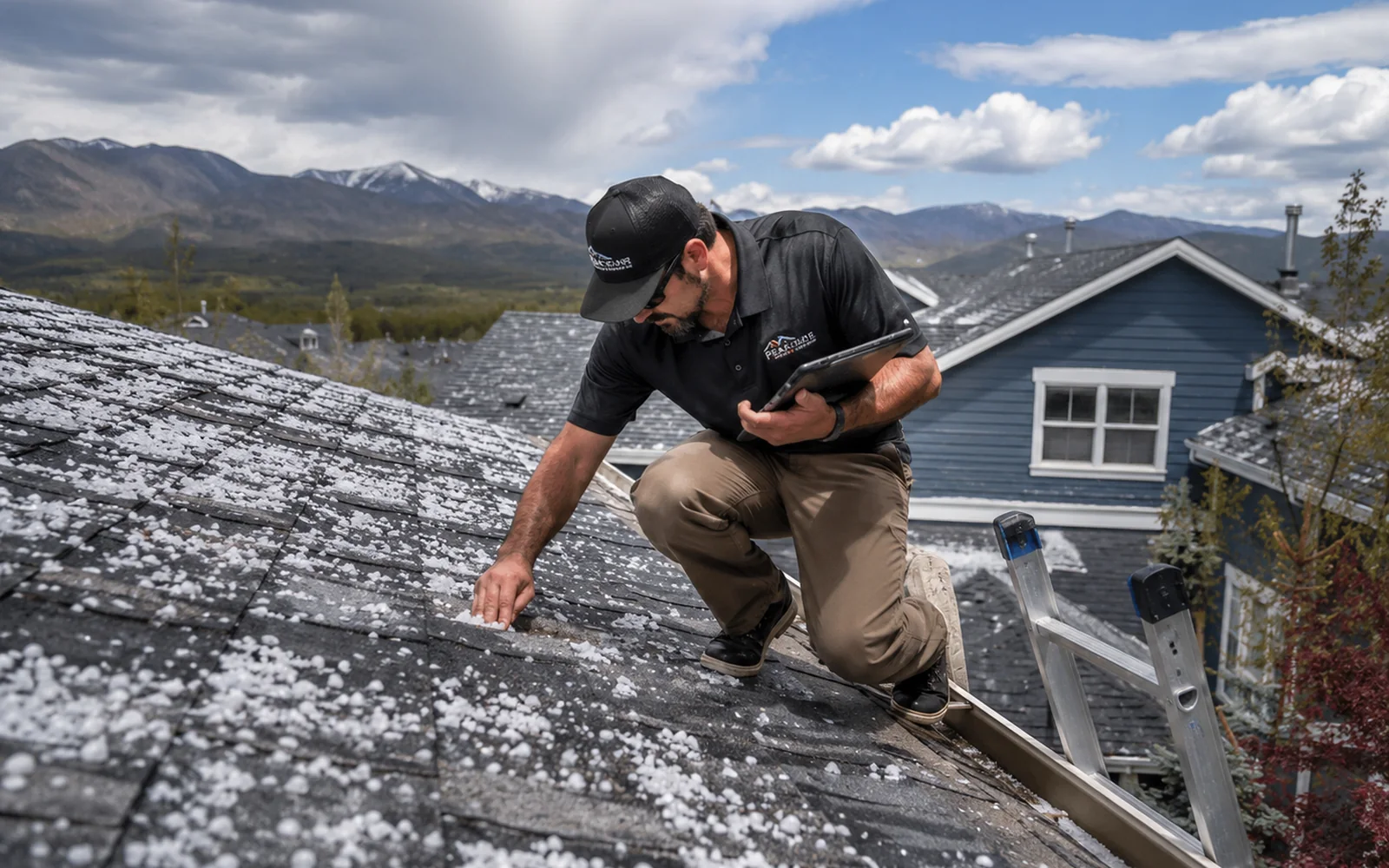 Hail-Damage Roof Inspection in Aurora
